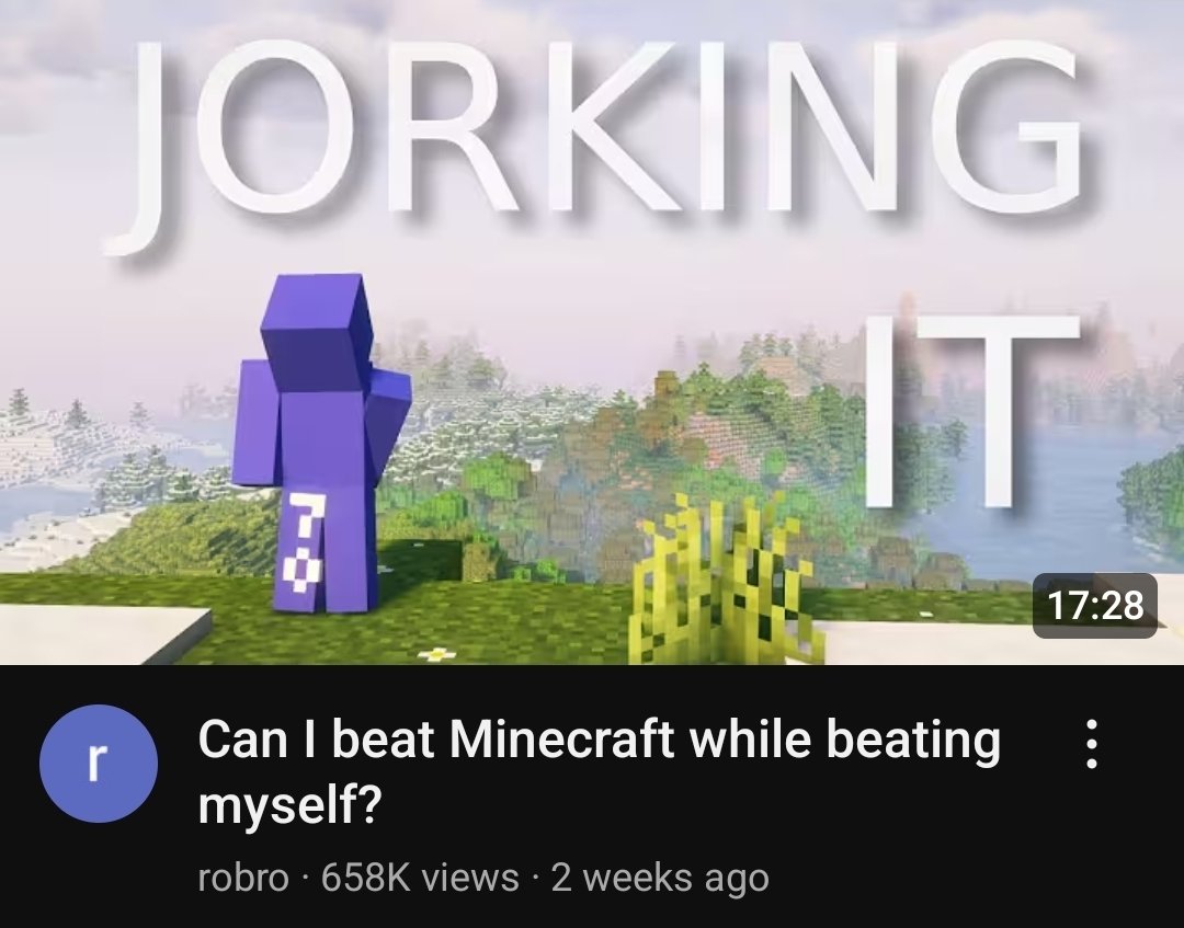 The state of my youtube recommendations