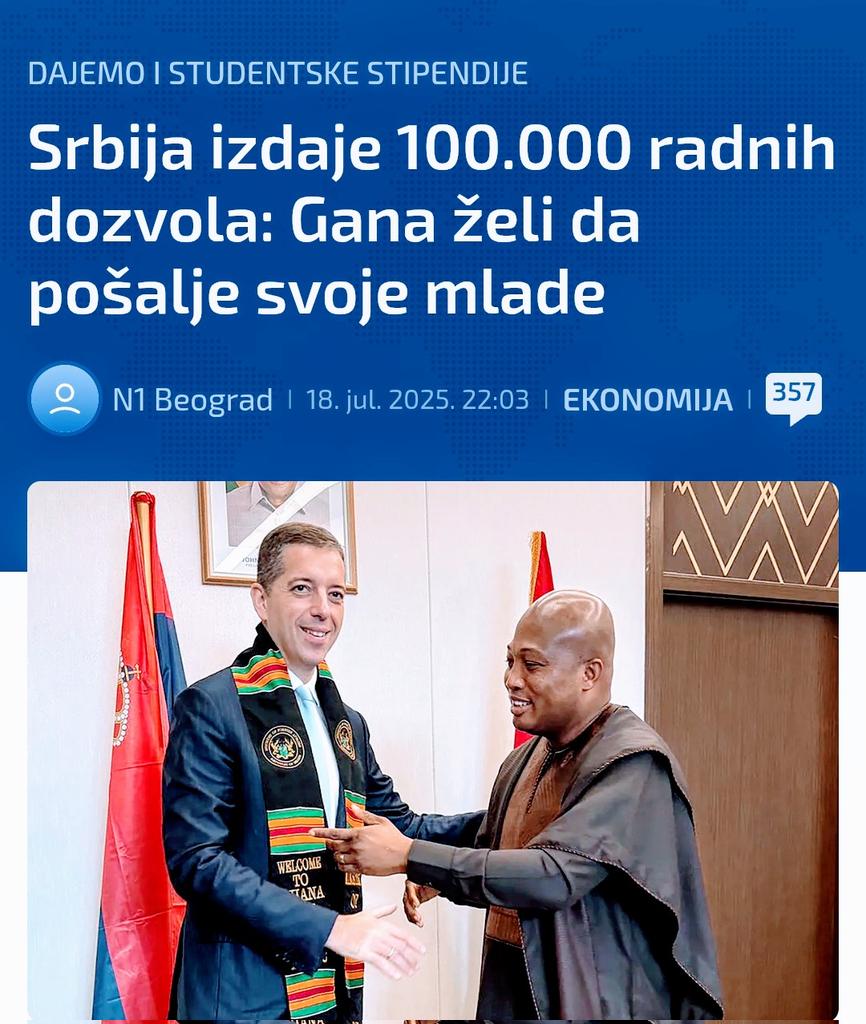 Srdjan05846503's tweet image. Ekonomski tigar! Hoće li i ovo iz Gane moći da glasaju, zna li se ŝta?