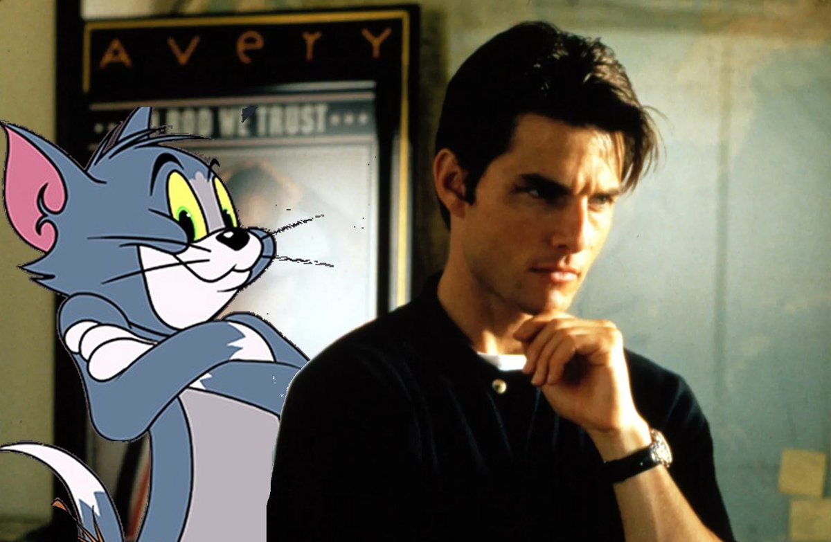 #TomsInSongsOrFilms Tom and Jerry Maguire