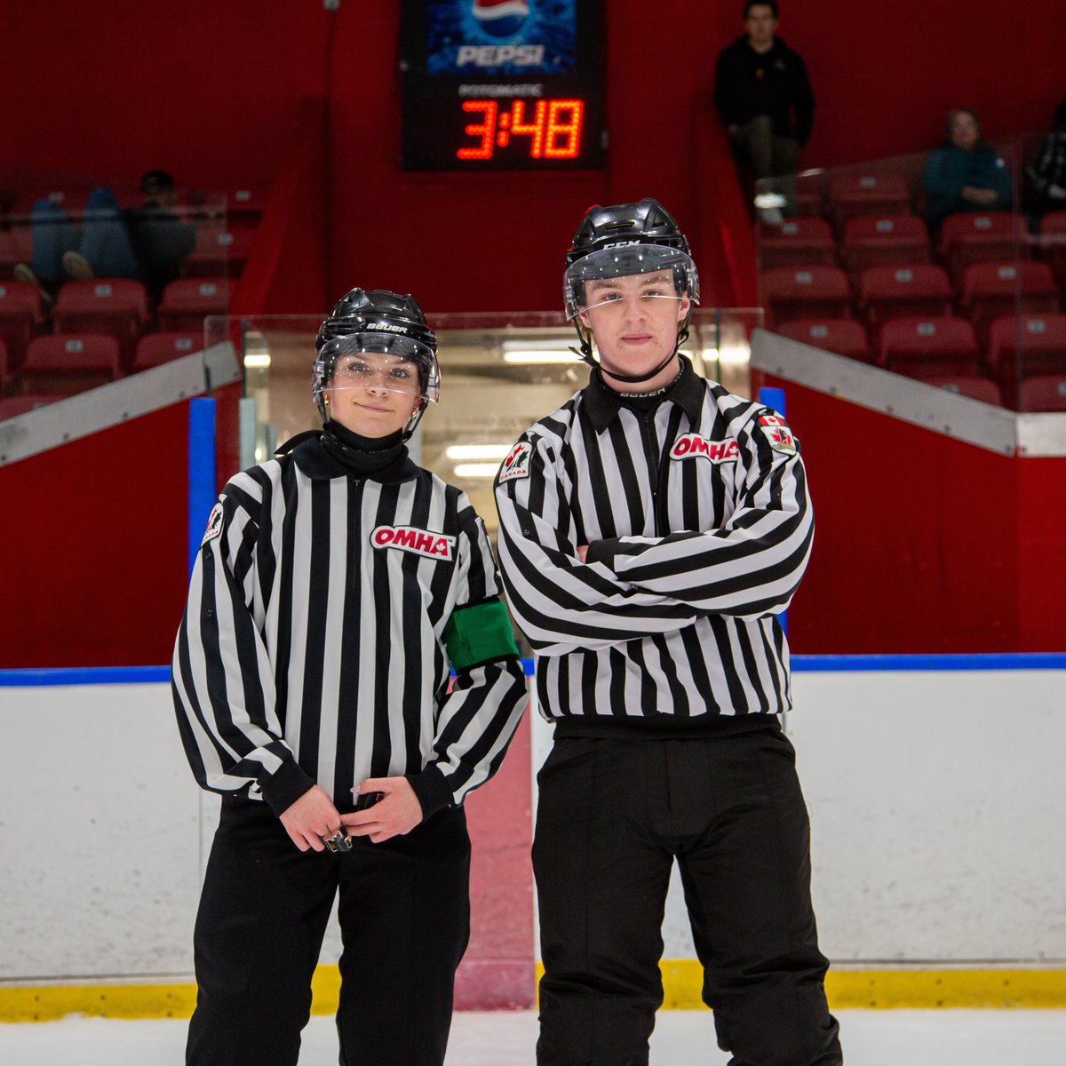 HometownHockey's tweet photo. The #OMHA Enhanced Entry Level Clinics, in partnership with @ForceOfficials, provide new officials with methods and procedures of officiating in both the 2 and 3 official systems Find yours: https://t.co/e3u6CZV74X https://t.co/oIwt1WcLZi