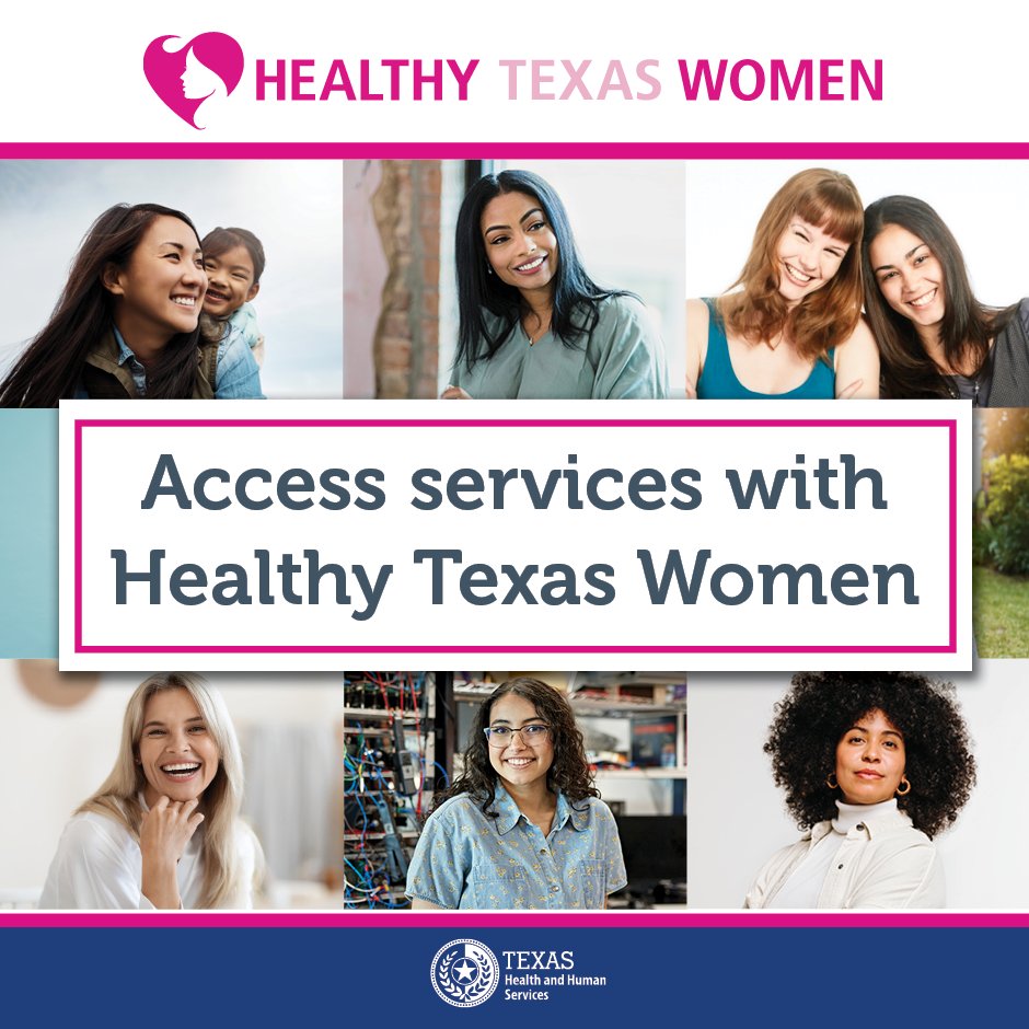 TexasHHSC's tweet image. Looking for #HealthyTexasWomen providers in your area? Visit the Healthy Texas Women website to use the “Find a Doctor” tool.
To learn more, visit: healthytexaswomen.org/find-doctor