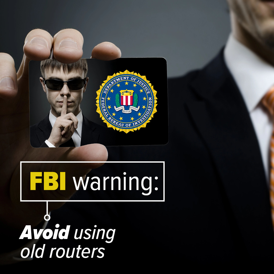 AdeptNetworks's tweet image. ⚠️ Still using an old router? You might be inviting hackers in.
The FBI warns outdated routers (like old Linksys & Cisco models) are being hijacked into botnets.
❌ Replace them ASAP. Your router = your business’s front door.
#CyberSecurity #FBIWarning #OutdatedTech