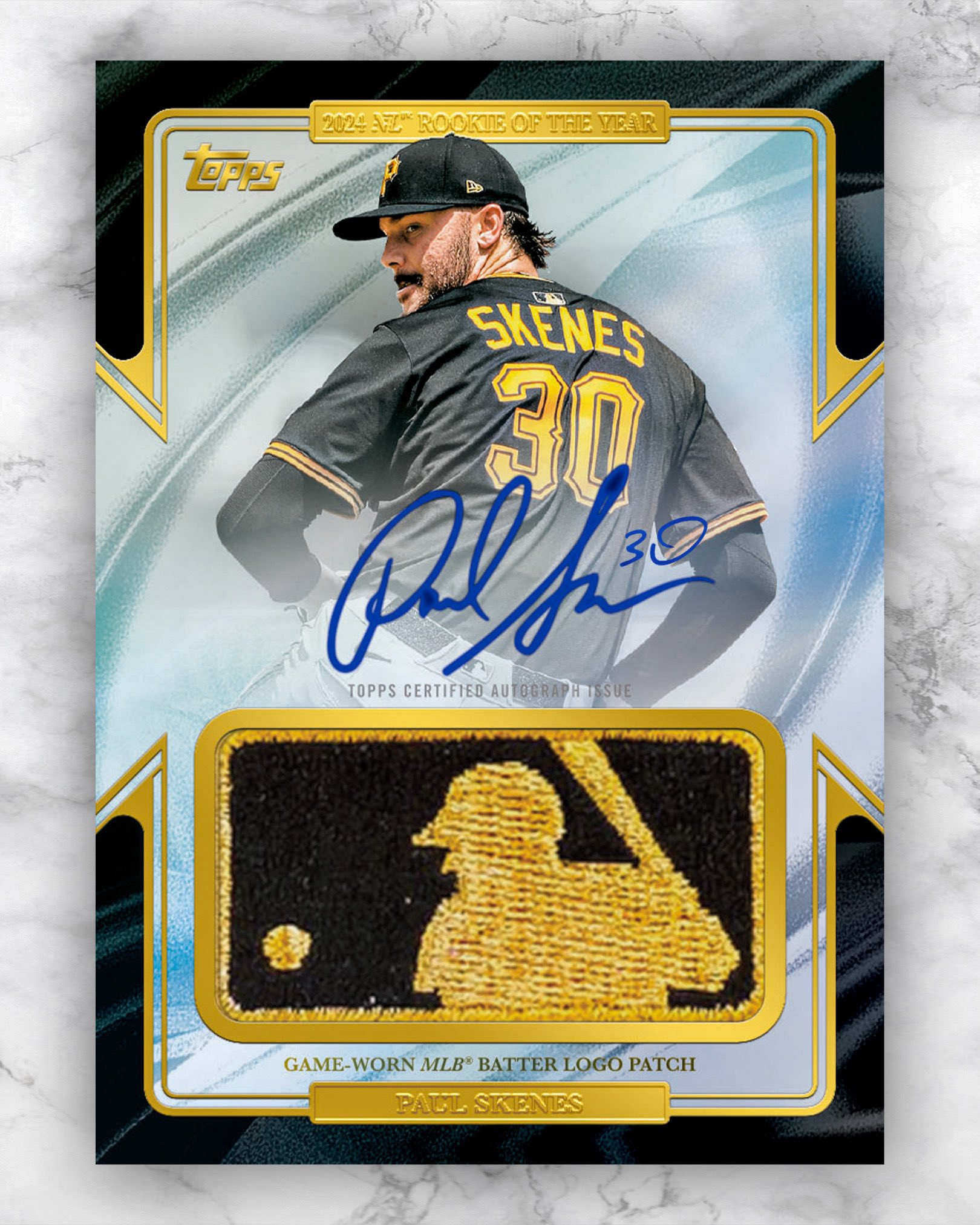 Topps Chrome Luke Shaw Gold Lava 直筆サイン 2024-25 Topps Chrome Uefa Club Competitions - Chrome