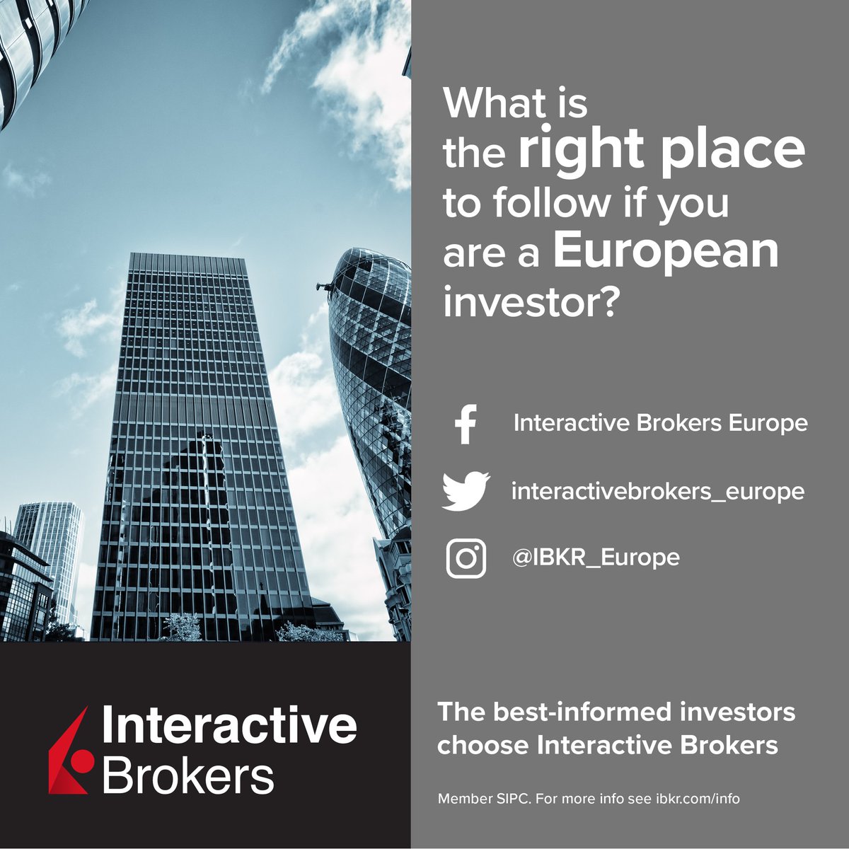 IBKR's tweet image. Tune in to follow products and services available for European investors on our X channel Interactive Brokers Europe. Follow us at @IBKR_Europe.