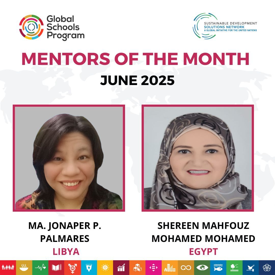 SDGsInSchools's tweet image. 📣 #MentorsoftheMonth
Ma. Jonaper & Shereen are building bridges in education!
They support #ESD through cross-border collaboration, resources, and real-world learning projects that make a difference.
🧡 Read their story: buff.ly/yFboMrS
#ESD #SDGs #GlobalSchools