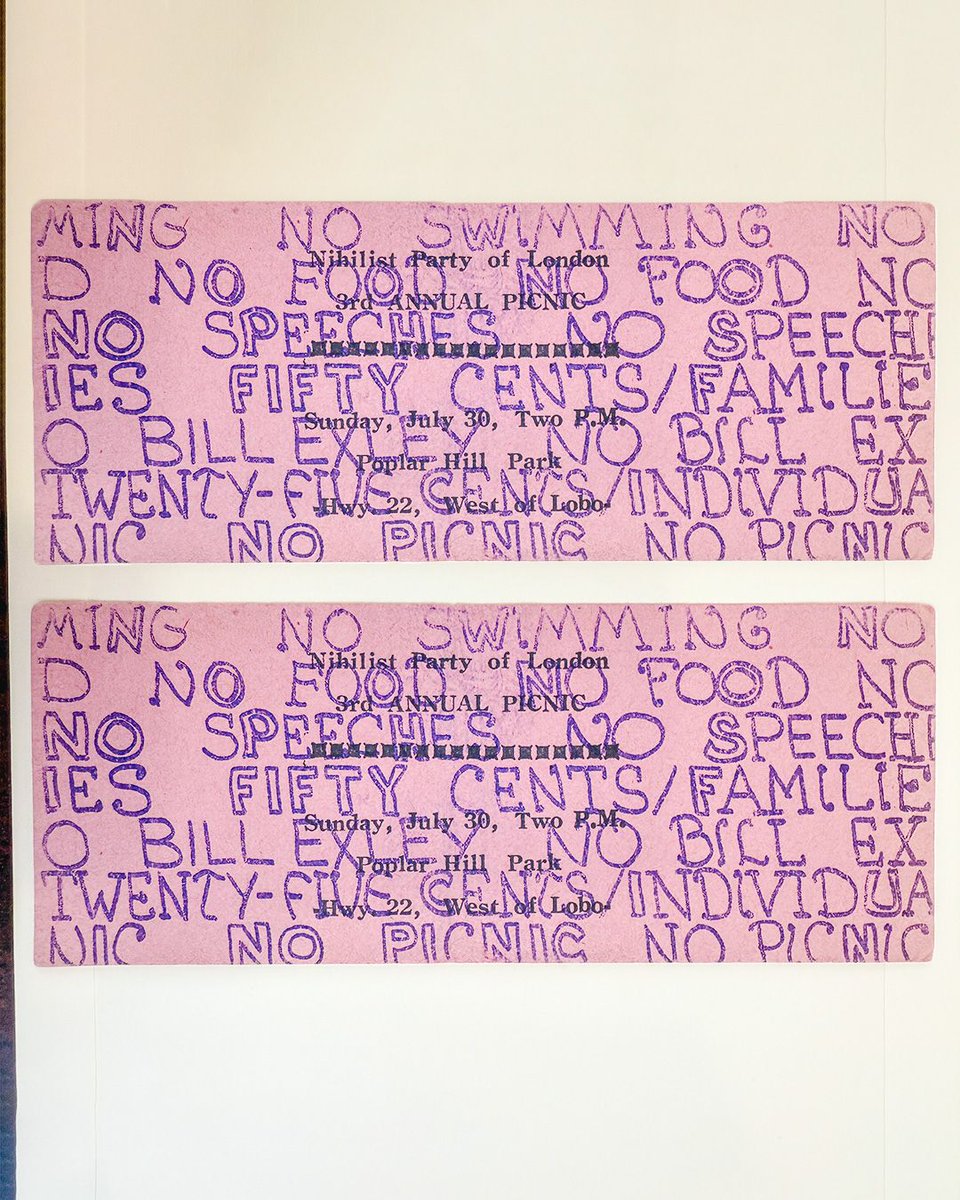 londonlibrary's tweet image. Remembering Bill Exley, vocalist of Nihilist Spasm Band, Malcolm Gladwell’s greatest influence, and a London legend. 🖤
Explore NSB memorabilia in the London Room at Central Library: buff.ly/vZpF5sM