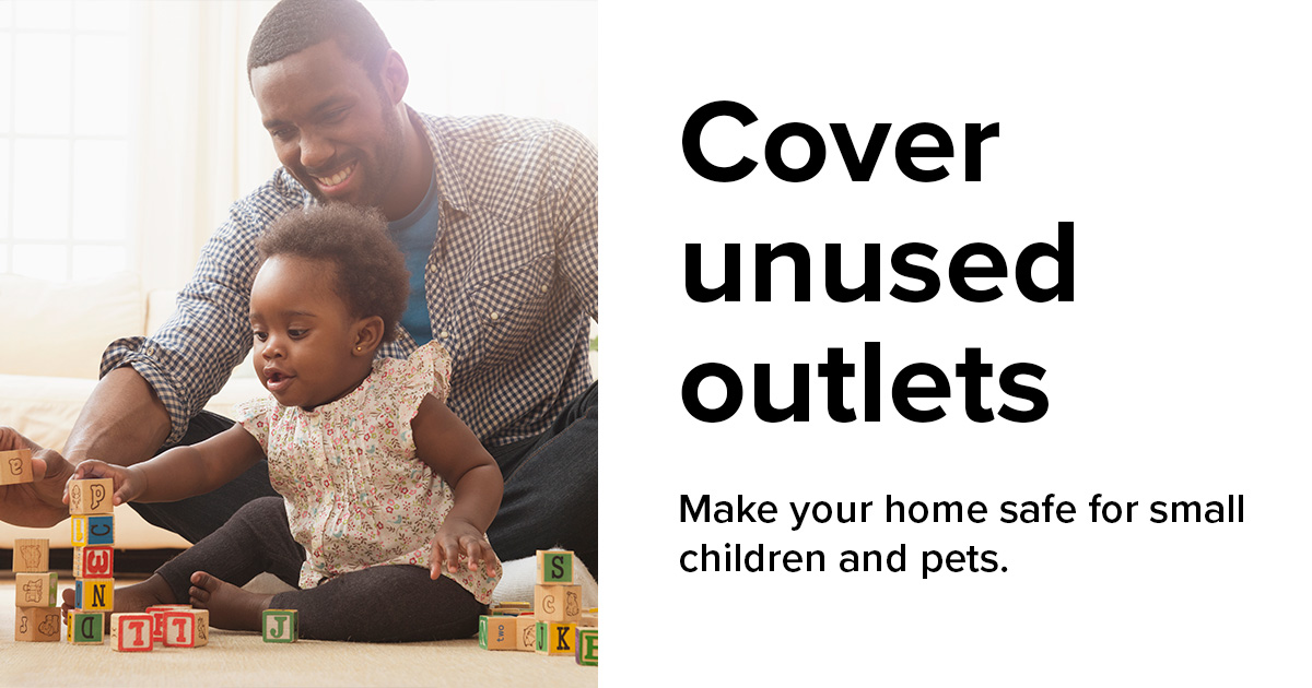 Entergy's tweet image. Make your home safe for children and pets. 🐈
Install covers on all unused outlets. 👍
Get more tips ➡️ enter.gy/61852xJGV
#Safety #WePowerLife