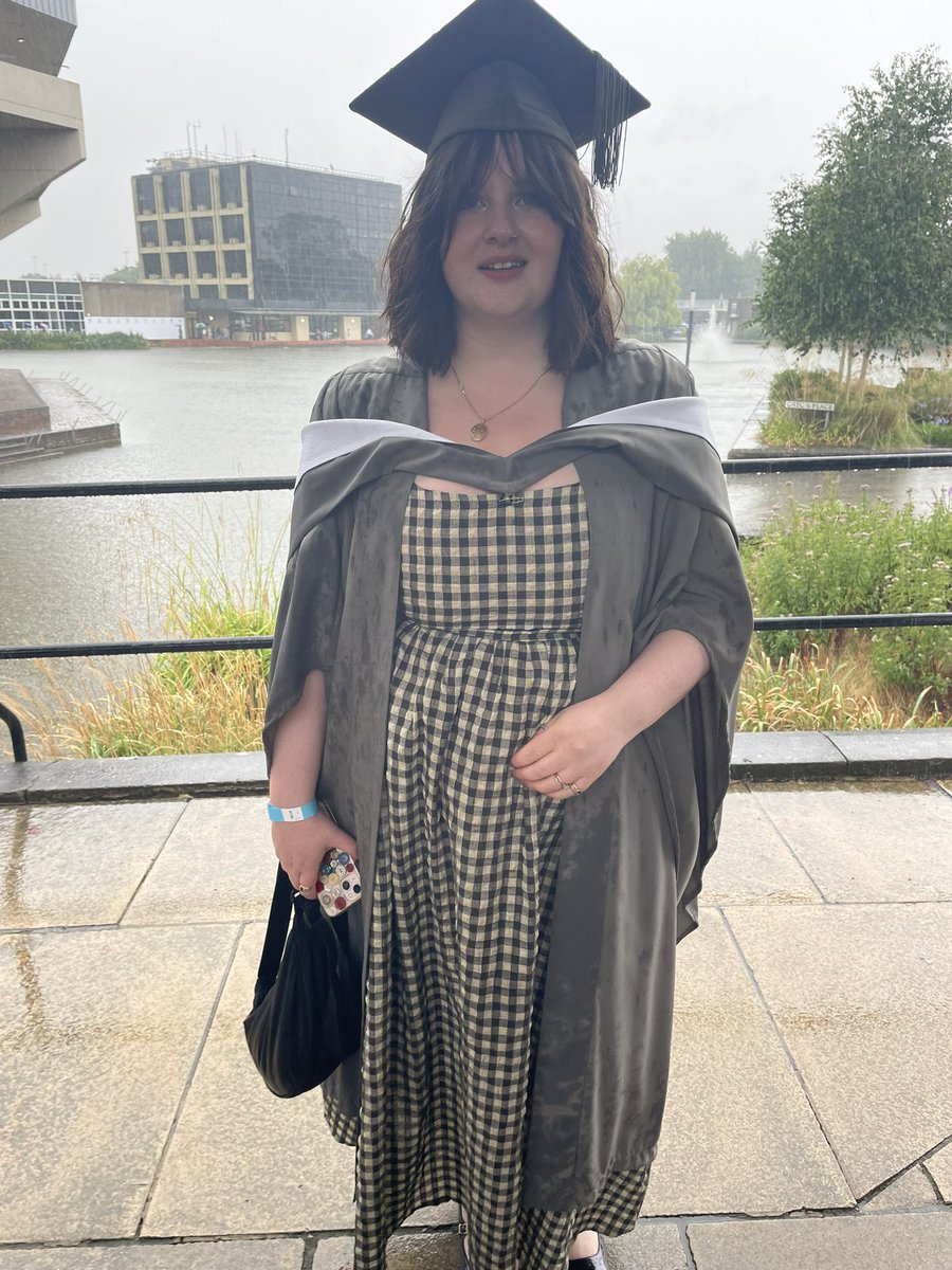 The day has come for Hollie to graduate. Very proud dad.