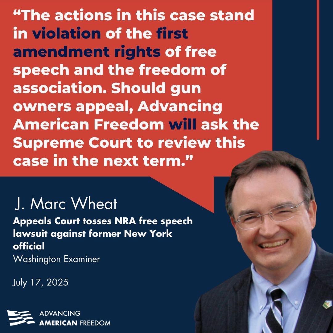 AmericanFreedom's tweet image. Advancing American Freedom is prepared to take this fight all the way to the Supreme Court.
AAF General Counsel @MarcWheat explains why:
washingtonexaminer.com/news/justice/3…