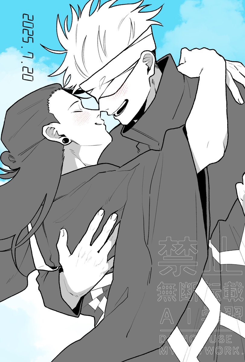 mare__8's tweet image. わ〜い！！五夏の日2回目〜！！🤍🖤
0ついてるから師祖五夏