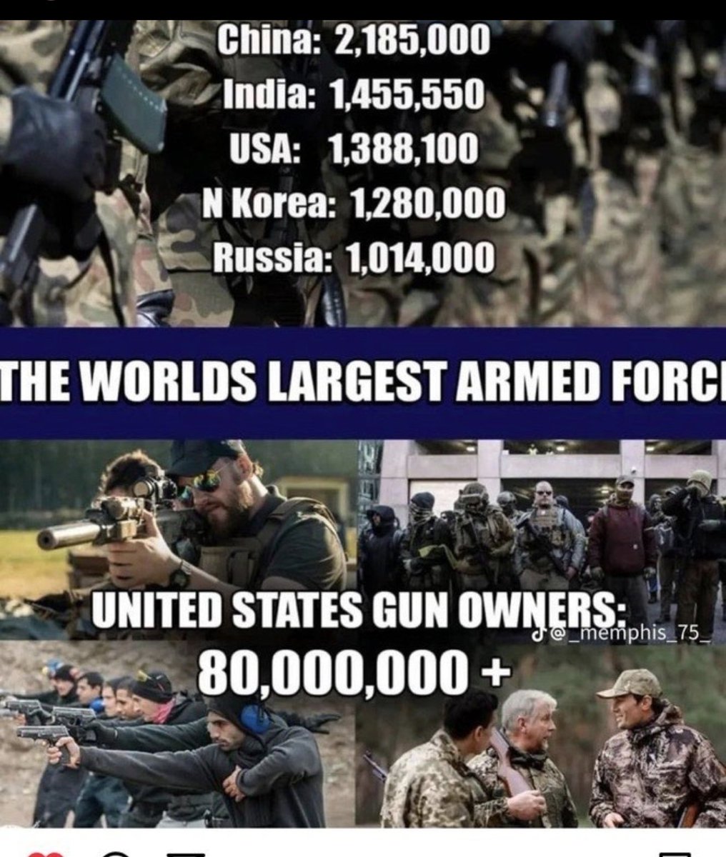mafia_mastiff's tweet photo. We're The Biggest Army in the World!
#ForeverFreedom ๐บ๐ธ https://t.co/BsmEsIsKoN