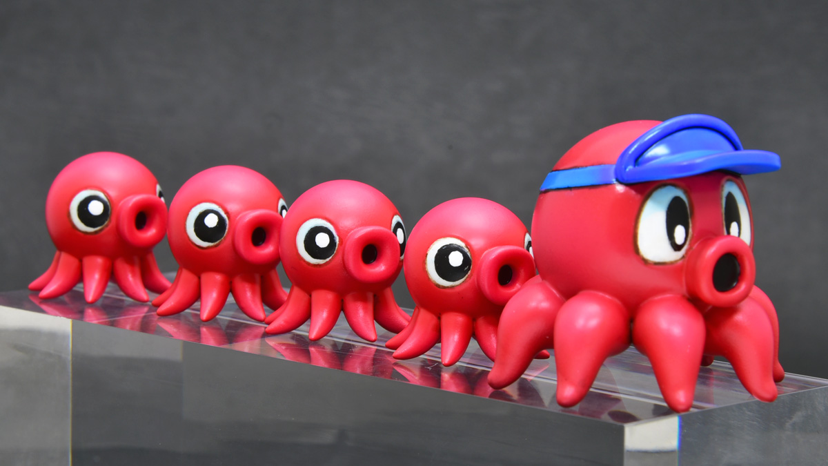 MefTeam's tweet image. 【#ワンフェス2025夏 新作】 
続いてワンフェス展示用の見本です！
 極上パロディウス 「コタスケ」 
・￥3,000
・全長約40mm
・オプション4匹付属
・ブース番号【6-08-08】ＭＥＦ＆チーム・ストライク！
 🙂よろしくお願いいたします🙂
 #WF2025S #WF2025Sおしながき #パロディウス
