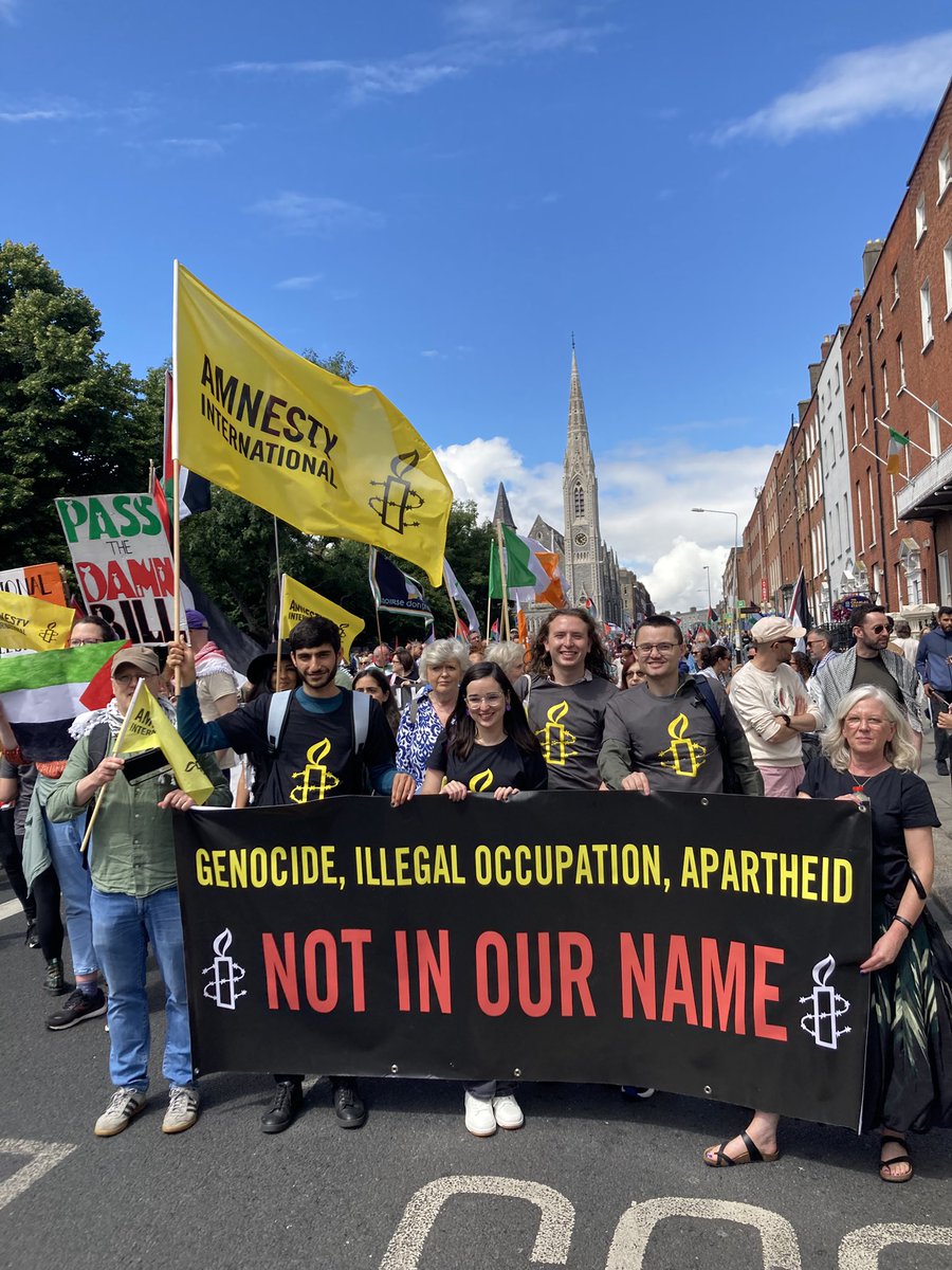 AmnestyIreland's tweet image. “Special Trade Privileges and preferential EU treatment for Israel makes us complicit in genocide. EU Member States must act unilaterally and in concert to suspend cooperation that enables Israel’s international crimes” Stephen Bowen, Director, Amnesty Ireland