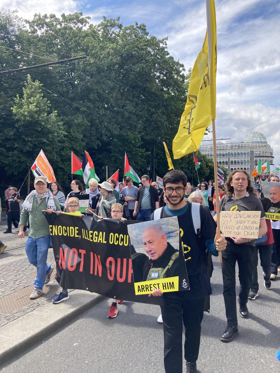 AmnestyIreland's tweet image. “Special Trade Privileges and preferential EU treatment for Israel makes us complicit in genocide. EU Member States must act unilaterally and in concert to suspend cooperation that enables Israel’s international crimes” Stephen Bowen, Director, Amnesty Ireland