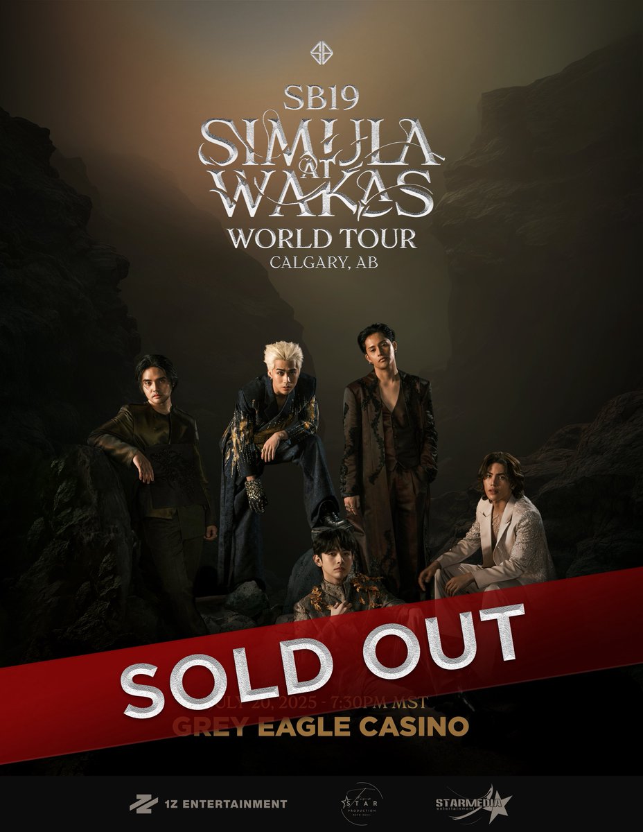 🍎 Simula at Wakas World Tour: Calgary

A'TIN! The tickets to the Simula at Wakas World Tour in Calgary are now SOLD OUT 🤘

Thank you for always supporting us. See you tomorrow!

July 20, 2025 - 7PM MST
Grey Eagle Casino

#SimulaAtWakas
#SB19 #SB19SaW #SaWWorldTour