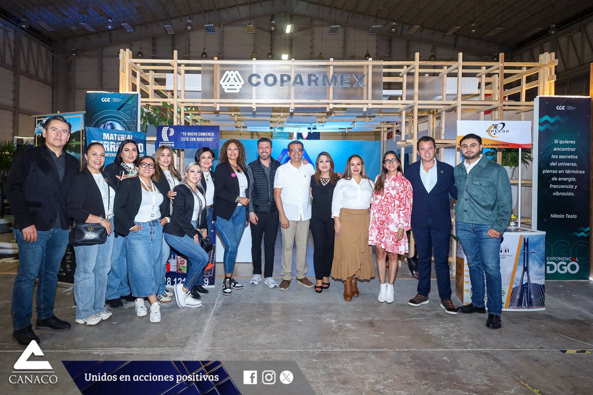 🚀 ¡La #ExponencIAl2025 ya está lista y no te la puedes perder!

En la FENADU te espera una experiencia única con show de drones, zona neón, IA, cabina de podcast, Star Wars, desfile de modas ¡y mucho más! 🌟

#CANACODurango #UnidosEnAccionesPositivas #FENADU2025