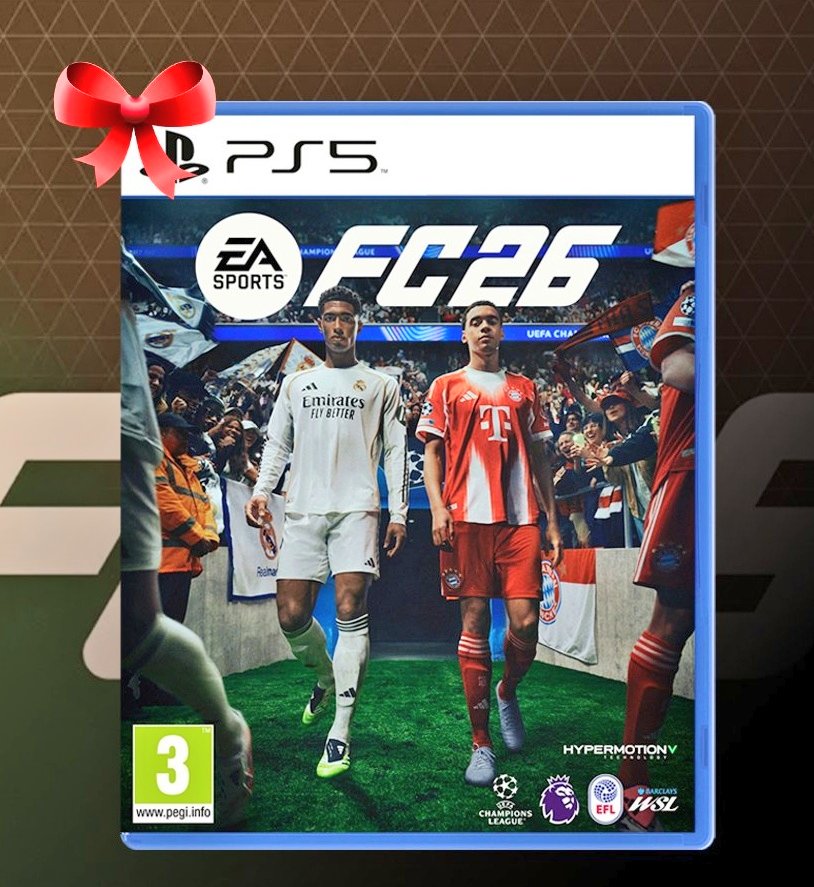 🔥قيفاواي FC26

 بعد 48 ساعة بنختار محظوظ للفوز بنسخة FC26 طلب مسبق أو قيمتها كاش 70 دولاااار💸

 ✅متابعة واكتب رد.
