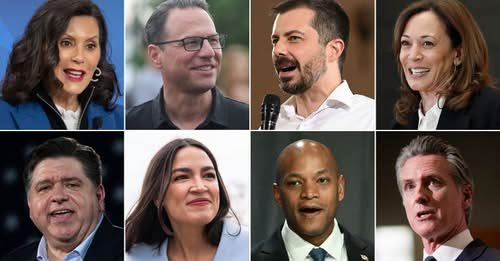 DNyeko's tweet image. @gretchenwhitmer ,@JoshShapiroPA ,@PeteButtigieg ,@KamalaHarris ,@JBPritzker ,@AOC ,@iamwesmoore ,@GavinNewsom  and @AndyBeshearKY  are among the Democrats quietly making moves for a Presidential run in 2028.
#Democrats2028