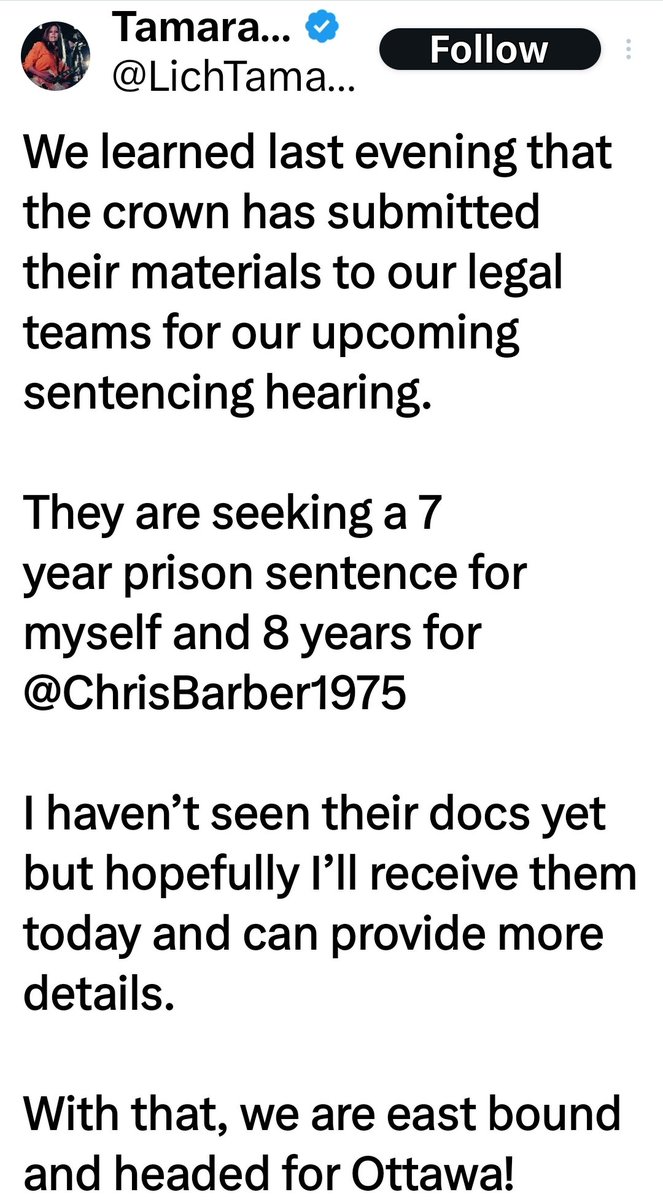 harryt59_harry's tweet image. I hope the crown gets what he asked for.
The citizens of Ottawa will finally get some justice. They occupied our capital city, terrorized citizens, blocked our borders, threaten RCMP officers & put a shit stain on our country.
JAIL NOT BAIL.