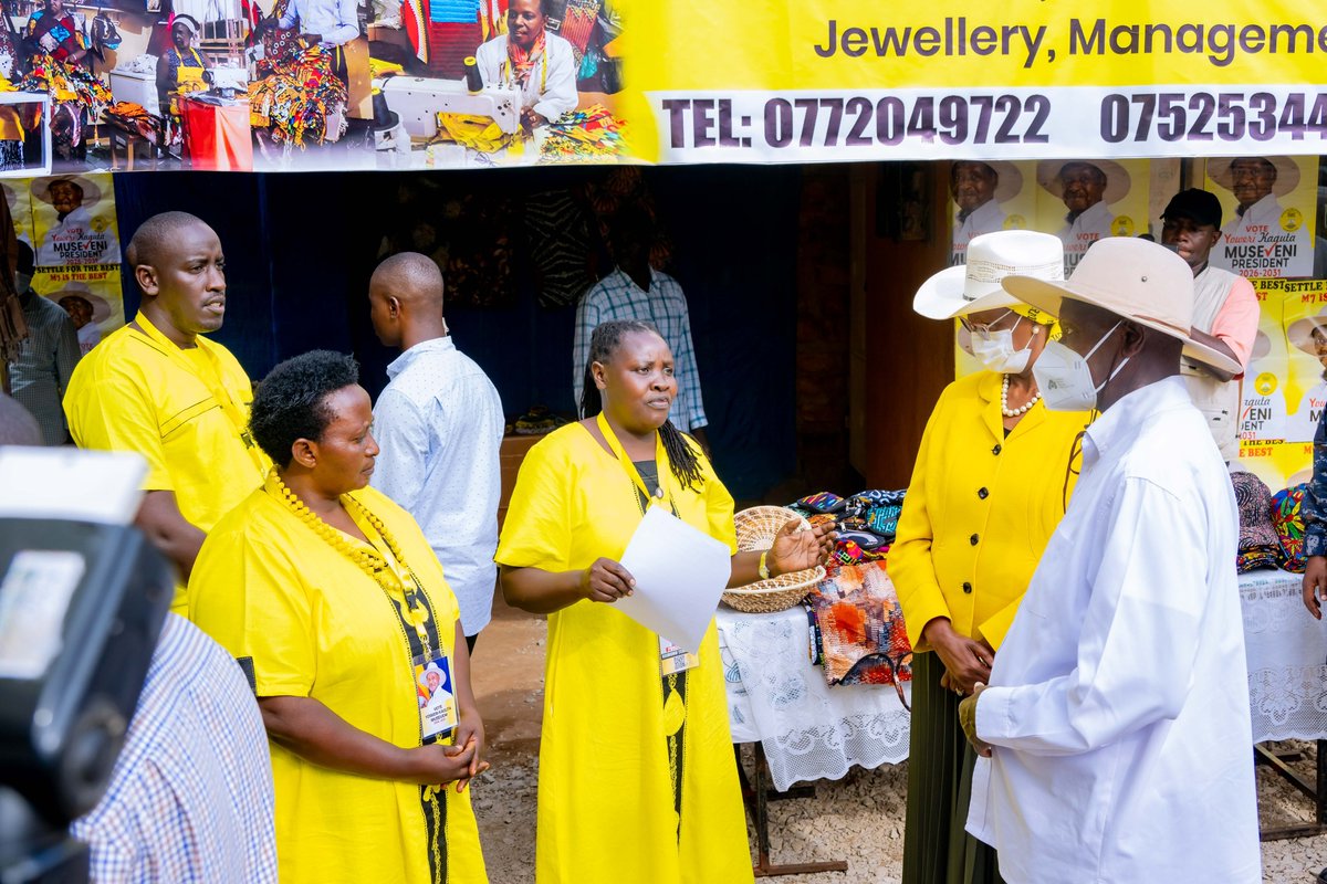 KagutaMuseveni's tweet image. A baby who tries to walk and falls is not a failure; it is simply learning. This is how a nation builds itself—through a process of trying, falling and rising again. I am pleased that Tuhiriwe Tailoring Group has started on this journey.
They now aspire to shift from the…
