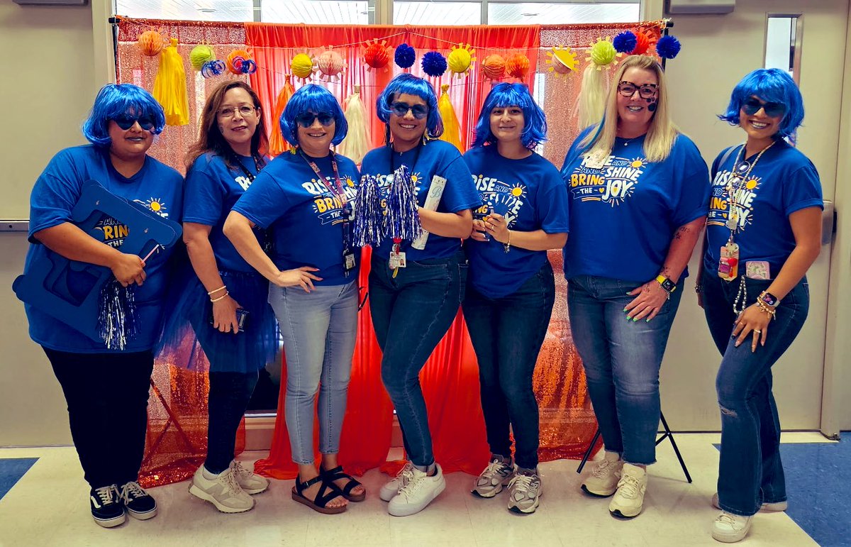<a href="/DHE_Bobcats/">Desert Hills Elementary</a> 2nd Grade Teachers are ready to bring the JOY! 🤩 🐾💙🐾 #bobcatjoy