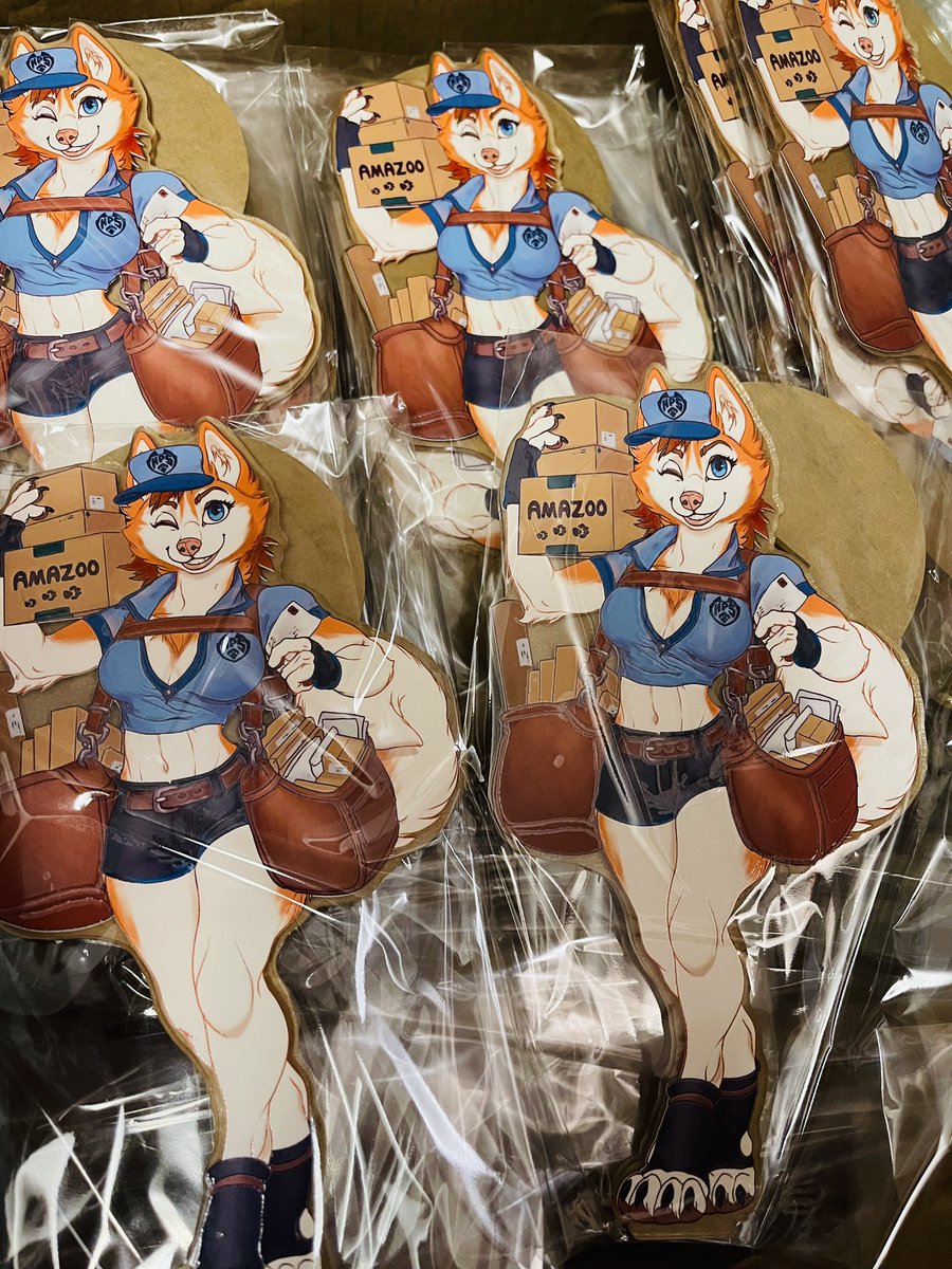 The Husky mail lady is back in stock!
