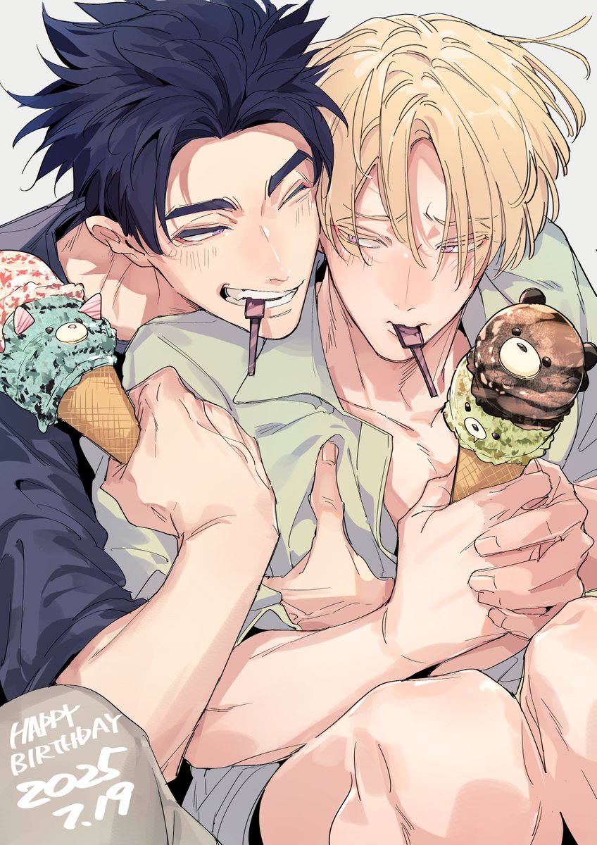 tonoka_mo's tweet image. 🍨🎉HAPPY BIRTHDAY GINO!!!!🎉🎂
#裏切り者のラブソング