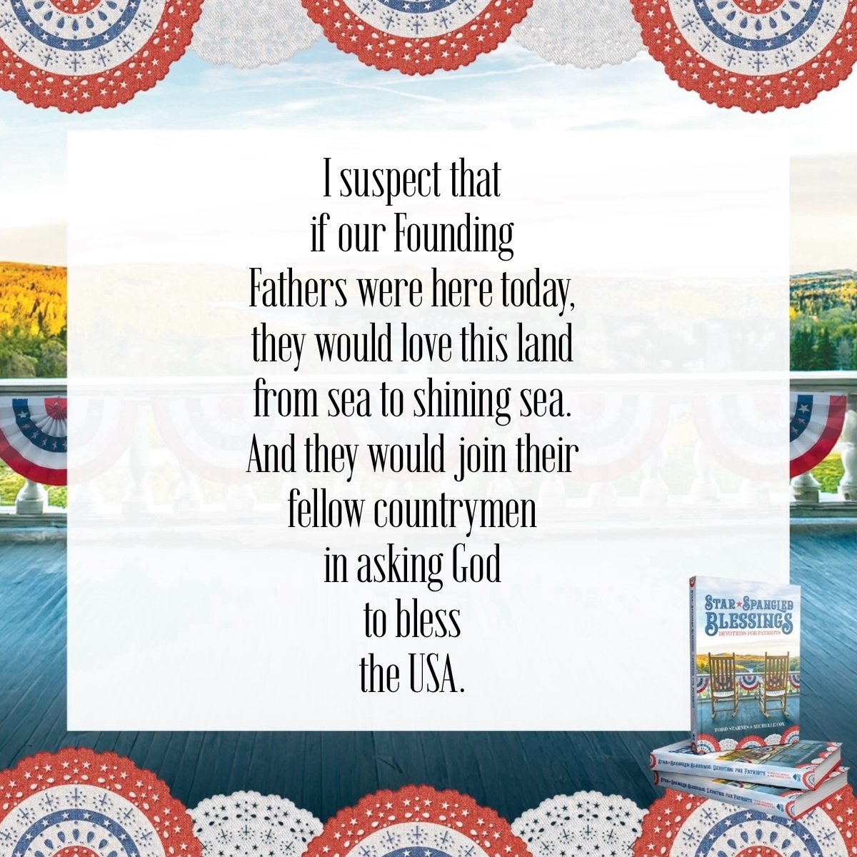 toddstarnes's tweet image. I really want you to read our new book and discover exactly how and why God is blessing our nation: a.co/d/5yNilsA
@Franklin_Graham
@robertjeffress
@tperkins
@KarenKingsbury
@jackngraham
@RealJackHibbs
@NEWSMAX
@PaulChappell