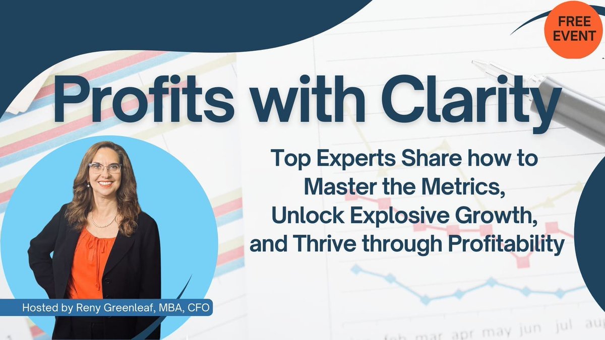 I’m thrilled to announce—I’ll be speaking at the Profits with Clarity Summit launching July 30th! 🎤💼 FREE virtual event for #businessowners ready to:
✅ Save more on taxes
 ✅ Build smarter systems
 ✅ Understand the numbers...
Register now! bit.ly/453nxXA