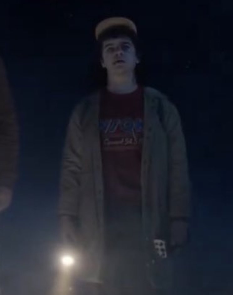 the shirt switch, from eddie’s hellfire club to steve and the radio station, we’re so back and we’re so emo at the same time