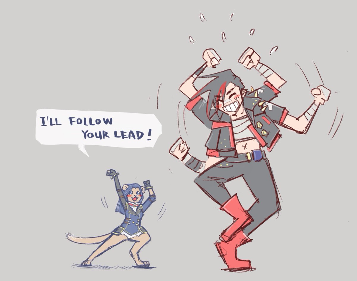 ThinkArcane's tweet image. Whether it&apos;s Crystal Rose Universe or Arcane, Vi wants to dance with Cait
The dance led by Vi is spicy🌶️
#arcane #caitvi #kiramongoose