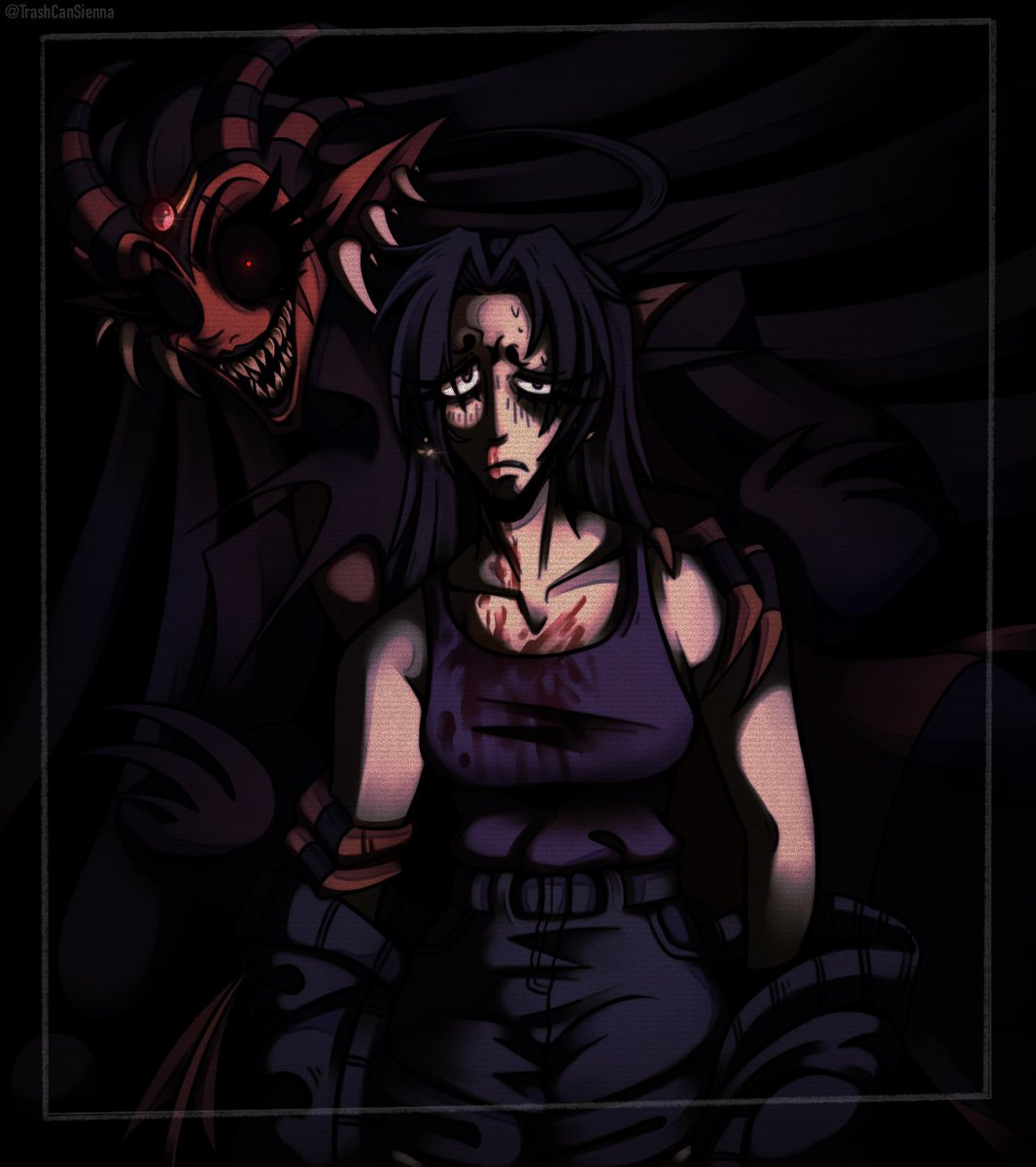 TrashCanSienna's tweet image. Another Artfight piece for @beemer0822
#artfight #artfight2025 #artfightteamfossils