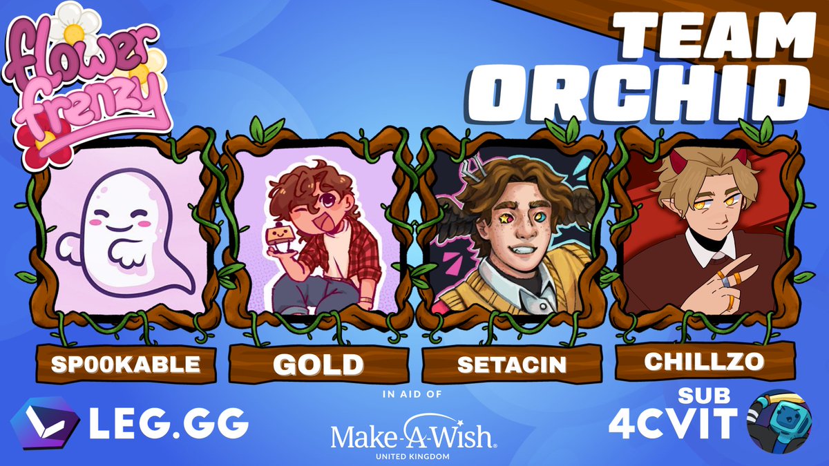 ShineEvents_'s tweet image. ⚠️SUBSTITUTE ANNOUNCEMENTS⚠️
@chillzo_ subs in for Nomad on Team Orchid
@cosymeliVT subs in for Lincu on Team Dandelion
Watch them compete TODAY at 7pm BST / 2PM EST