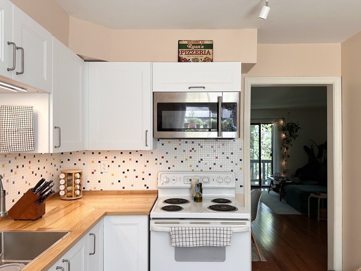 my full custom kitchen reno i started last summer, did everything myself except for the counters built by a local woodworker. lots of things learned, blood and tears spilled