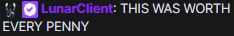 kenginamogago's tweet image. lunarclient just like us
