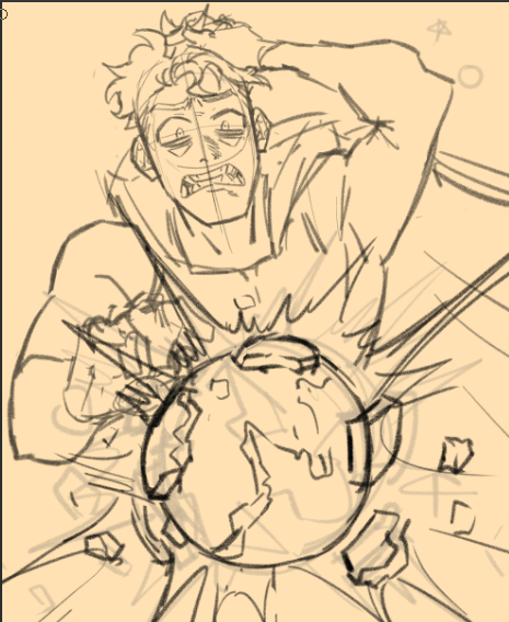 Desenhando o último filho de Krypton.