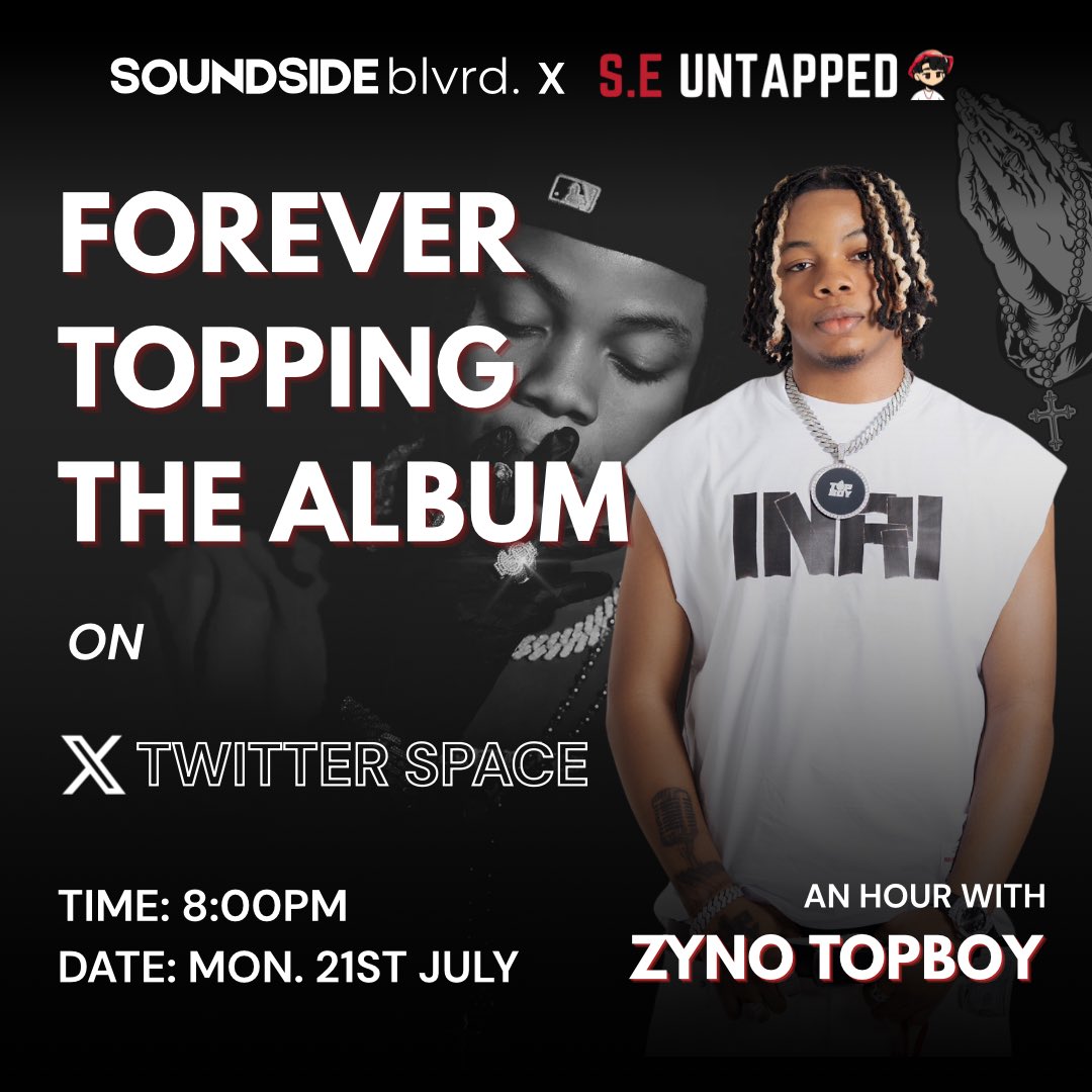 soundsideblvrd's tweet image. Another Hot Space happening on Monday‼️

Come spend an hour with @Zynotopboy 🔝

Set your reminder: