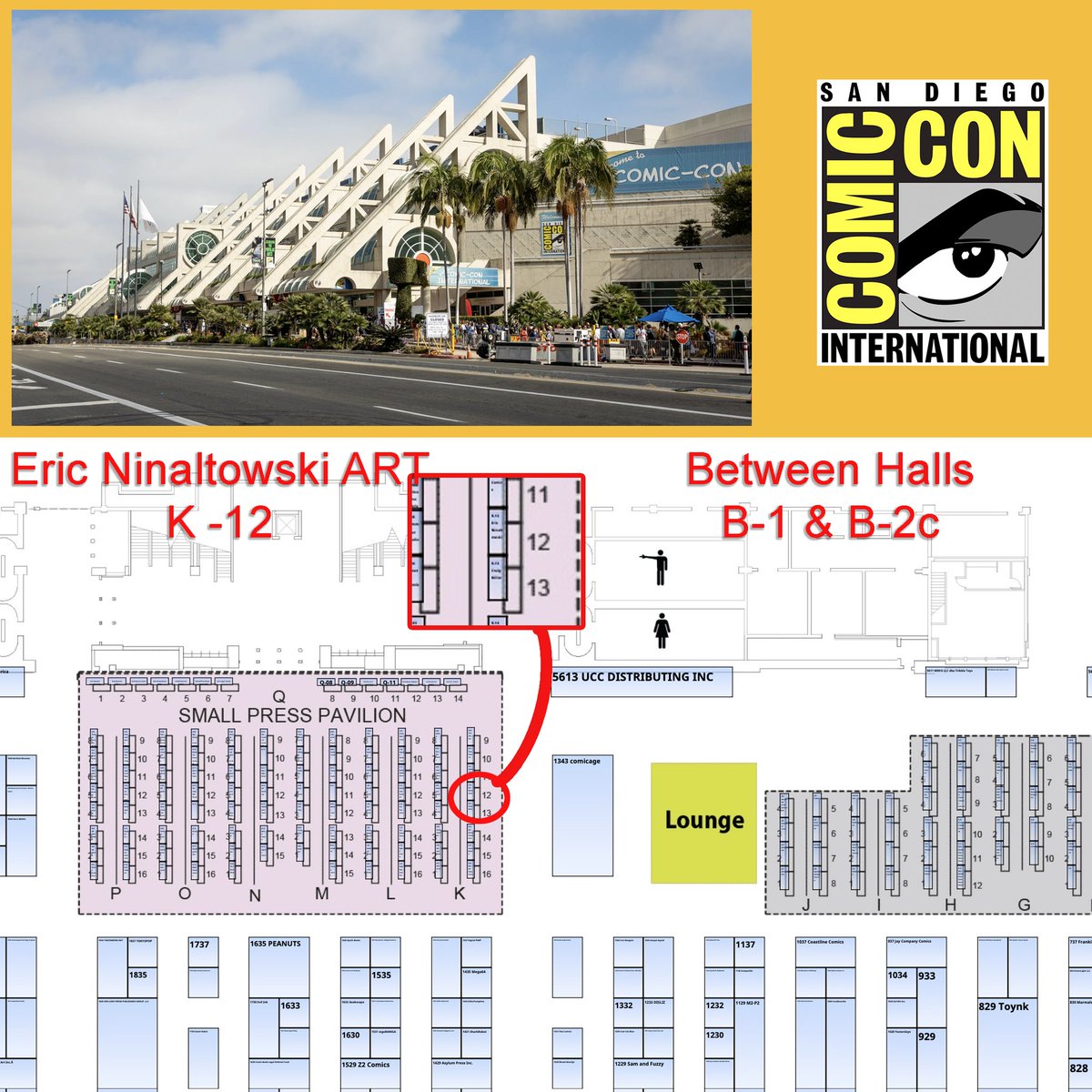 ericninaltowski's tweet image. Its almost here!
Heading to SDCC? Hit me up! I'll be in Small press for the first time! K-12
Shilling some Shadow Sentry and tons of art!
#SDCC2025 #comics #shadowsentry