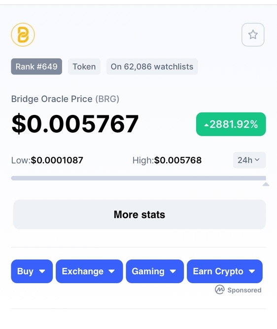 bridge__army's tweet photo. @BNBCHAIN Soon $BRG https://t.co/kR8KJjqHZH