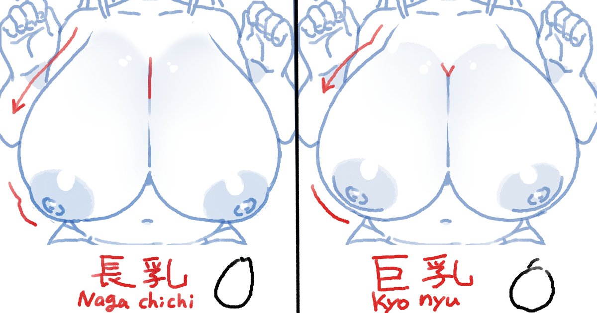 長乳ってこんなイメージ？