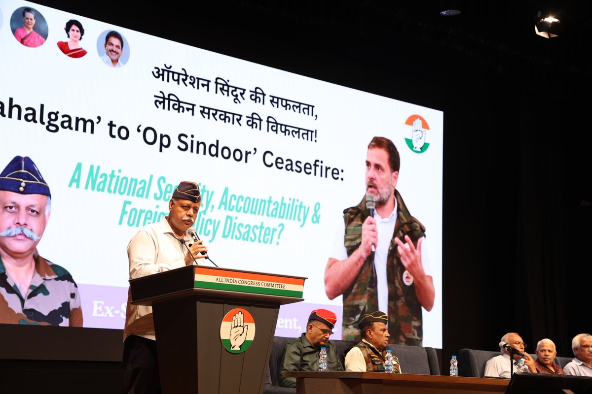 COL Rohit Chaudhry (@colrohitchaudry) on Twitter photo <a href="/RahulGandhi/">Rahul Gandhi</a> We want answers for following questions from Modi Govt ЁЯСЗЁЯП╛
1. Why did the Modi Government fail to prevent the Pahalgam terror attack? Who is being held accountable for this lapse?
2. Why are the terrorists responsible for the brutal Pahalgam attack still at large? What steps <a href="/RahulGandhi/">Rahul Gandhi</a> We want answers for following questions from Modi Govt ЁЯСЗЁЯП╛
1. Why did the Modi Government fail to prevent the Pahalgam terror attack? Who is being held accountable for this lapse?
2. Why are the terrorists responsible for the brutal Pahalgam attack still at large? What steps