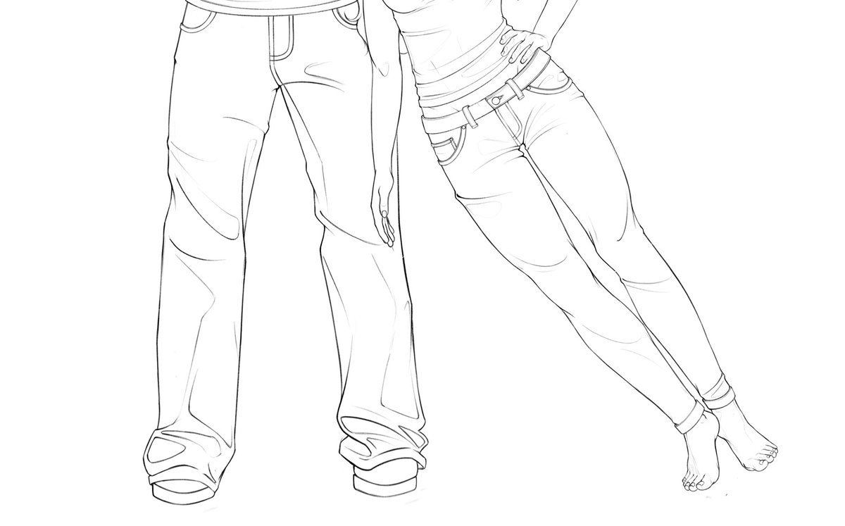 ouhbela's tweet image. line art finalizadaa