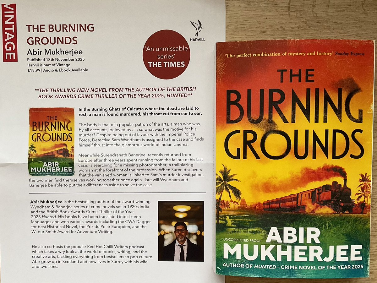 Lindahill50Hill's tweet image. Woohoo! Lucky me.
Thank you so much Mia of @penguinrandom for this fab #TheBurningGrounds by (award winning) @radiomukhers coming from Vintage in November.
Thrilled to receive it!
penguin.co.uk/books/443376/t…