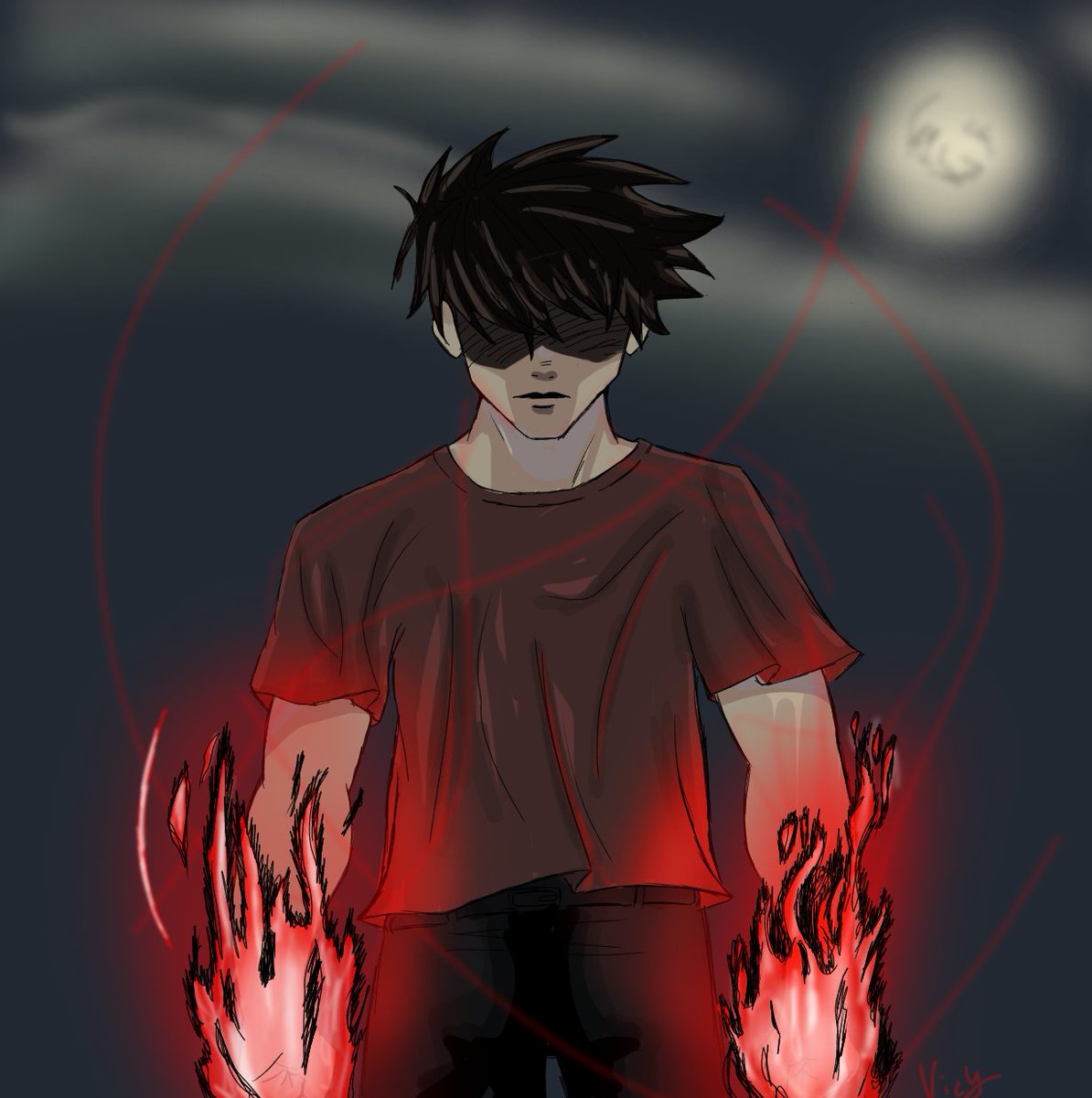 VicEpicfanreal's tweet image. Its been a while lol, anyways, here's my before and after drawing of Maxedy locked in muhehehe @maxedystuff