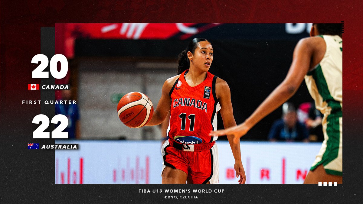 CanBball's tweet image. Down 2 points to close out the first quarter. Plenty of action ahead.
Le Canada accuse un retard de 2 points à la fin du premier quart. Encore beaucoup d’action à venir.
📺 WATCH LIVE: youtube.com/watch?v=hUYtMA…
#U19Women