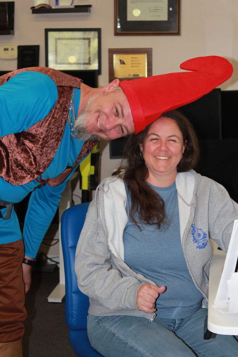 Guess who dropped in on our office staff today? That’s right — the #CardinalGnome is making surprise visits, and nope, there’s nothing creepy about that at all…Just a reminder to smile, stay on your toes, &amp; always expect the unexpected when the Gnome’s around! 

#GnomeOnTheGo