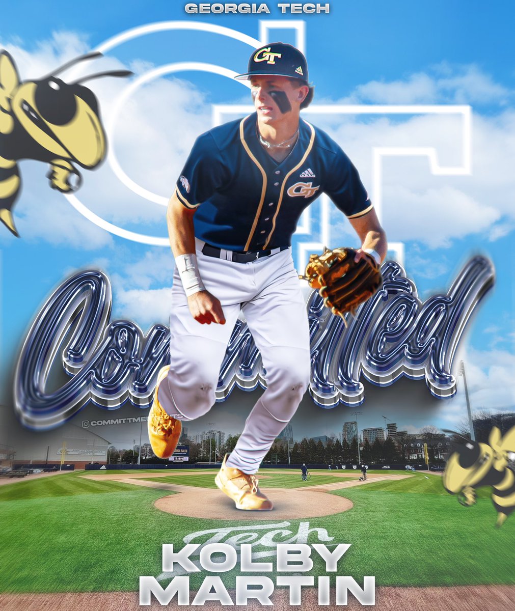 Kolby_Martin1's tweet image. It has been a long journey to this point, but I am grateful to share that I will be extending my baseball career with Coach @jamesramsey23 and staff @GTBaseball. Thank you to all of my coaches &amp;amp; teammates in both sports and all of my family and friends who have supported this…