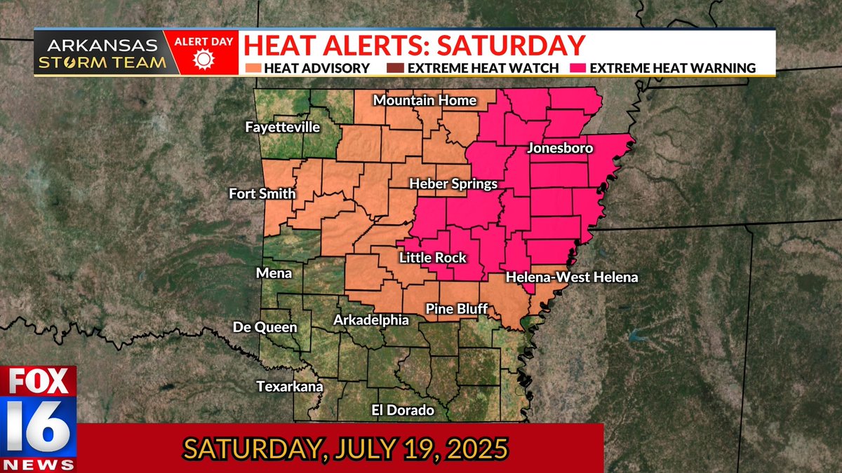 joel_off_air's tweet image. HERE WE GO AGAIN🥵⚠️ Extreme Heat Warnings are in effect again for our Saturday as feels like temps soar to near or above 110.
Be safe and stay cool by avoiding outdoor strenuous activity during the hottest part of the day. If you can't avoid that, drink lots of water and take…