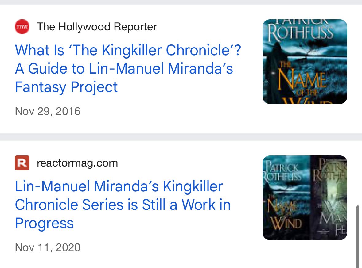 uskglasses's tweet image. remembering when lin manuel was supposed to produce and compose music for a name of the wind tv adaptation