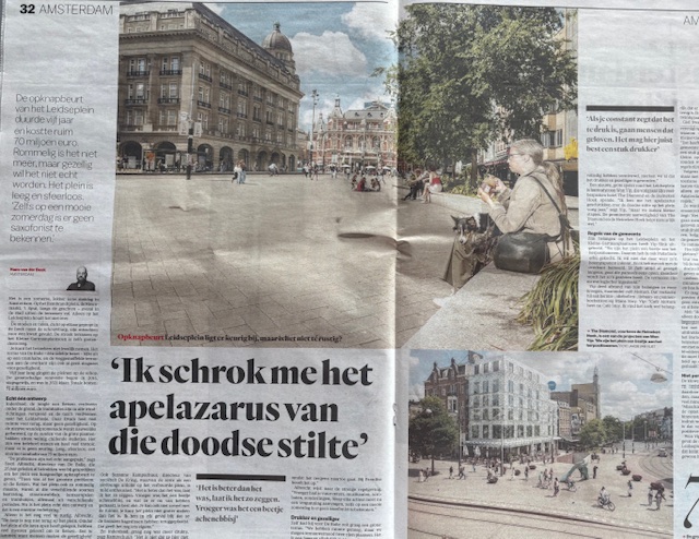 DalesGeert63675's tweet image. Erg levendig is het inderdaad niet, dat gerenoveerde Leidseplein/K-G.plantsoen. Mooi wel. Men vergeet snel. Het was daar altijd chaos, zooi en taxitrammelant. Ik heb me vaak afgevraagd wat er nou zo leuk is aan dat Leidseplein. A'dam heeft toch veel gezelliger pleinen en buurten?